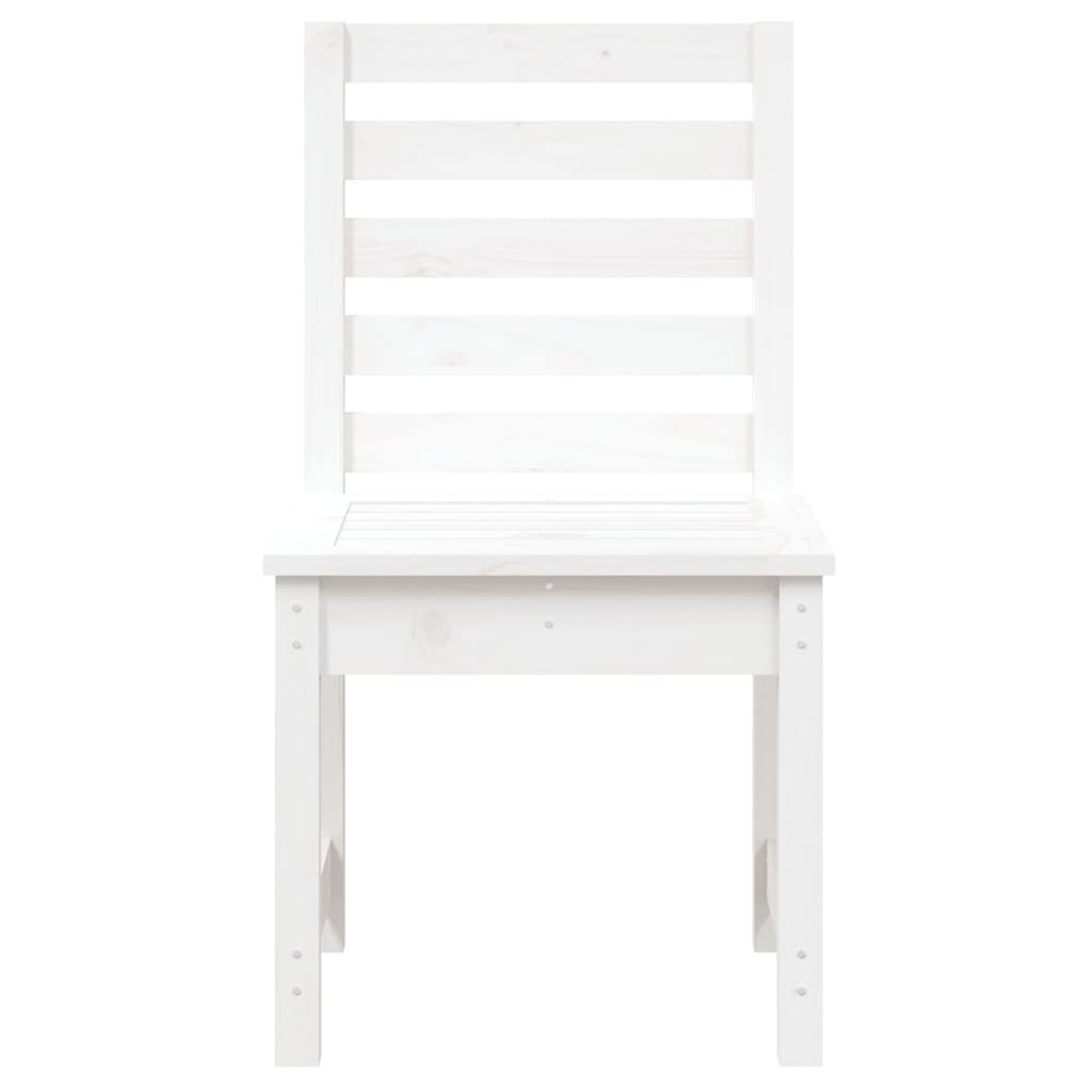 Tuinstoelen 40,5X48X91,5 Cm Massief Grenenhout Wit 40.5 x 48 x 91.5 cm Wit grenenhout