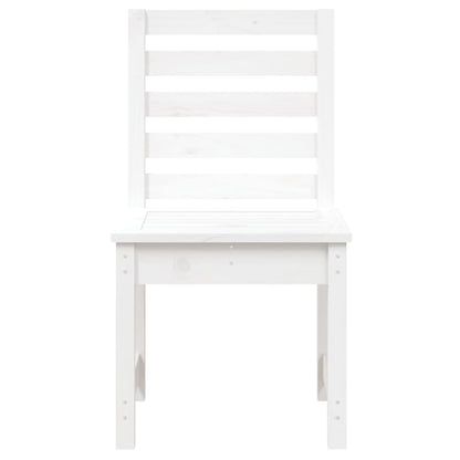 Tuinstoelen 40,5X48X91,5 Cm Massief Grenenhout Wit 40.5 x 48 x 91.5 cm Wit grenenhout