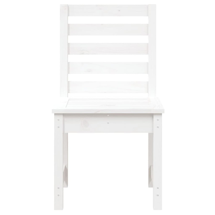 Tuinstoelen 40,5X48X91,5 Cm Massief Grenenhout Wit 40.5 x 48 x 91.5 cm Wit grenenhout