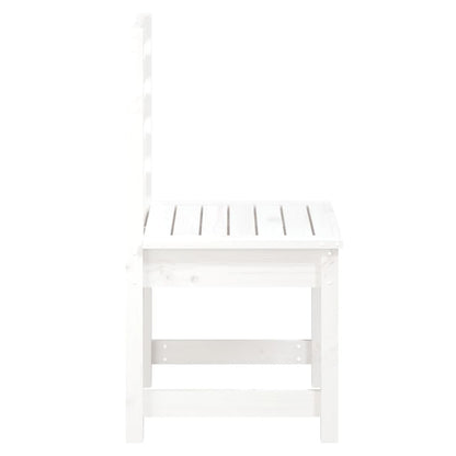 Tuinstoelen 40,5X48X91,5 Cm Massief Grenenhout Wit 40.5 x 48 x 91.5 cm Wit grenenhout