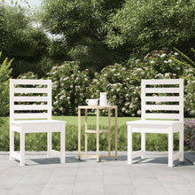 Tuinstoelen 40,5X48X91,5 Cm Massief Grenenhout Wit 40.5 x 48 x 91.5 cm Wit grenenhout