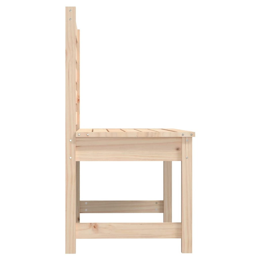 Tuinbank 09 Cm Massief Grenenhout 109 x 48 x 91.5 cm Natuurlijk grenenhout
