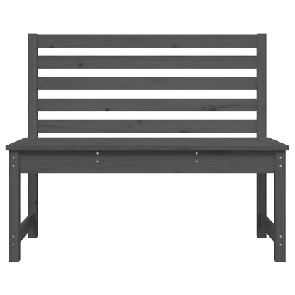 Tuinbank 09 Cm Massief Grenenhout Grijs 109 x 48 x 91.5 cm Grijs grenenhout