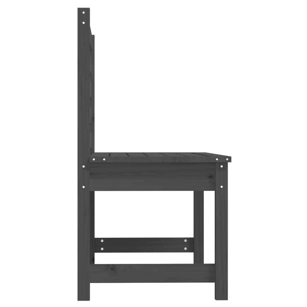 Tuinbank 09 Cm Massief Grenenhout Grijs 109 x 48 x 91.5 cm Grijs grenenhout
