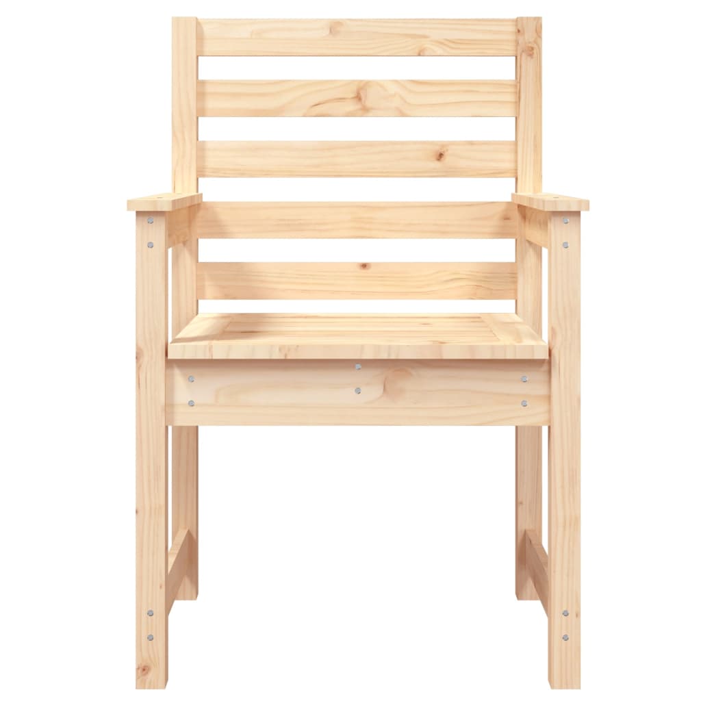 Tuinstoelen Massief Grenenhout 60 x 48 x 91 cm Natuurlijk grenenhout