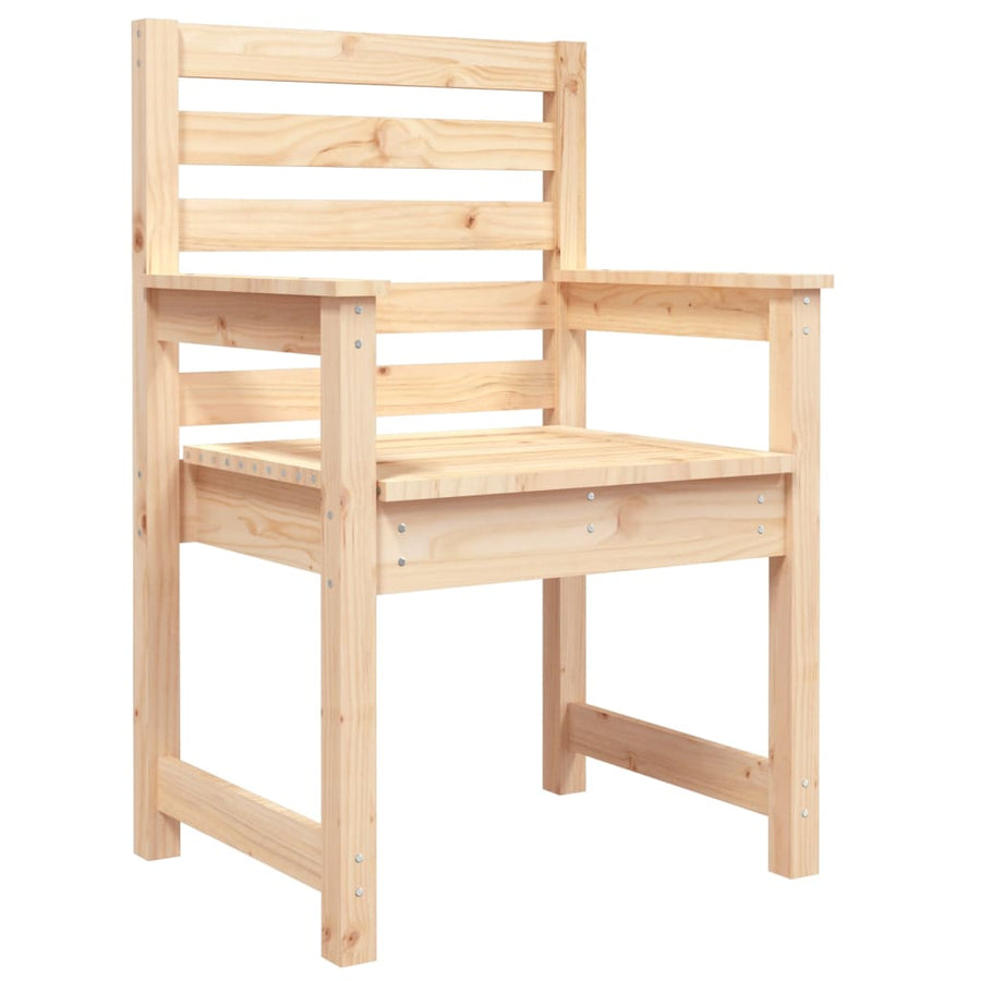 Tuinstoelen Massief Grenenhout 60 x 48 x 91 cm Natuurlijk grenenhout