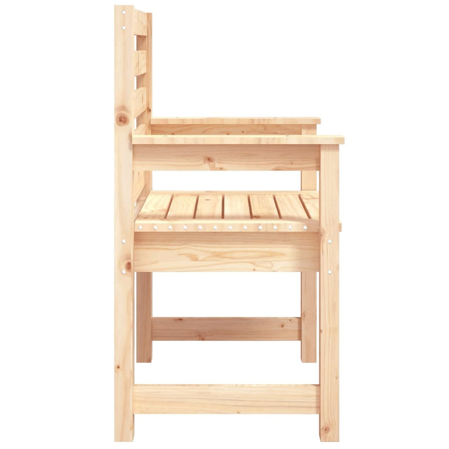 Tuinstoelen Massief Grenenhout 60 x 48 x 91 cm Natuurlijk grenenhout