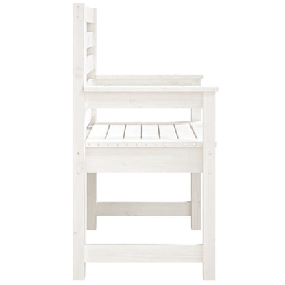 Tuinstoelen 2 St 60X48X91 Cm Massief Grenenhout Wit Wit grenenhout 60 x 48 x 91 cm