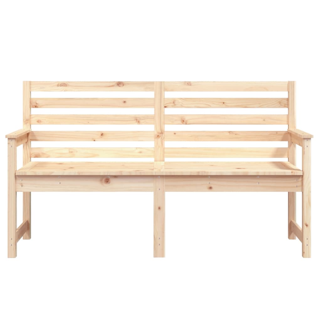 Tuinbank 59,5X48X9,5 Cm Massief Grenenhout 159.5 x 48 x 91.5 cm Natuurlijk grenenhout