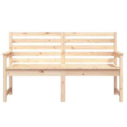Tuinbank 59,5X48X9,5 Cm Massief Grenenhout 159.5 x 48 x 91.5 cm Natuurlijk grenenhout