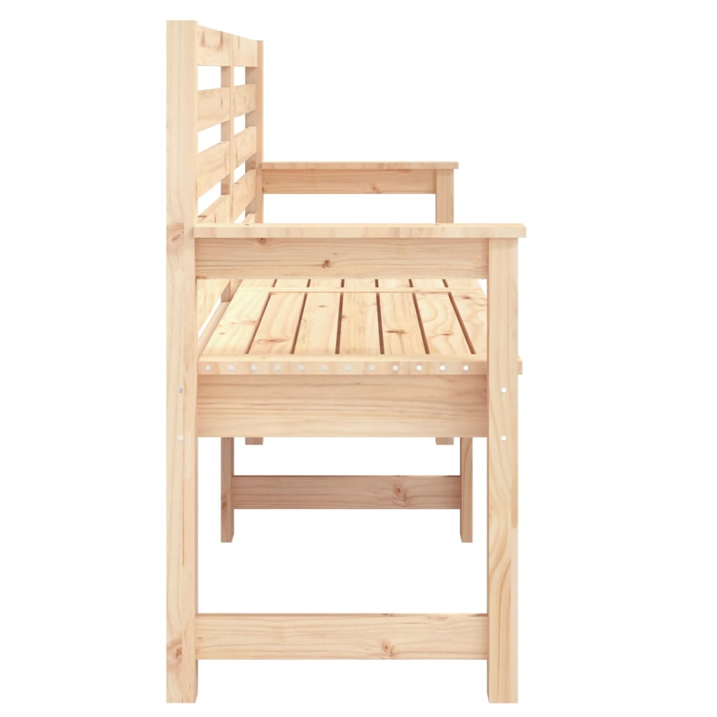Tuinbank 59,5X48X9,5 Cm Massief Grenenhout 159.5 x 48 x 91.5 cm Natuurlijk grenenhout