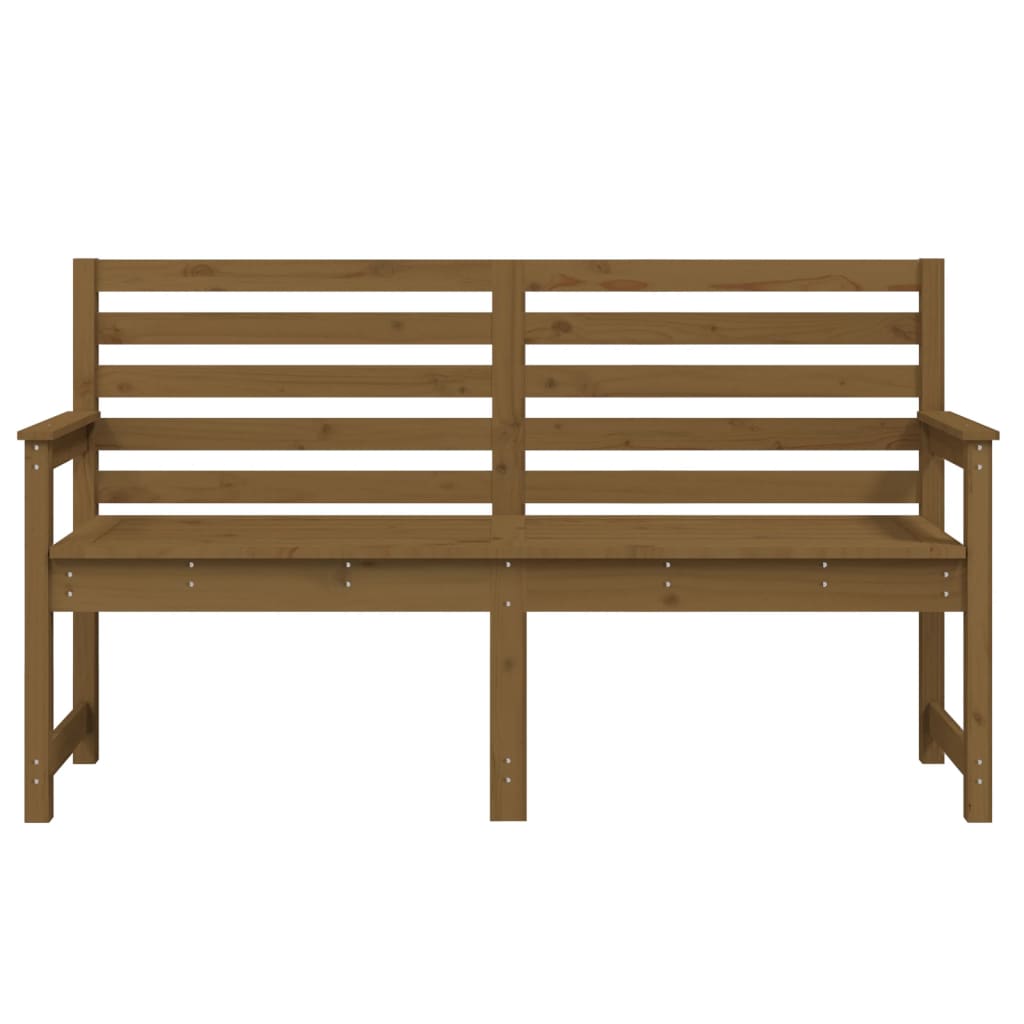 Tuinbank 59,5X48X9,5 Cm Massief Grenenhout Honingbruin 159.5 x 48 x 91.5 cm Honingbruin grenenhout