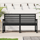 Tuinbank massief grenenhout 159,5 cm zwart