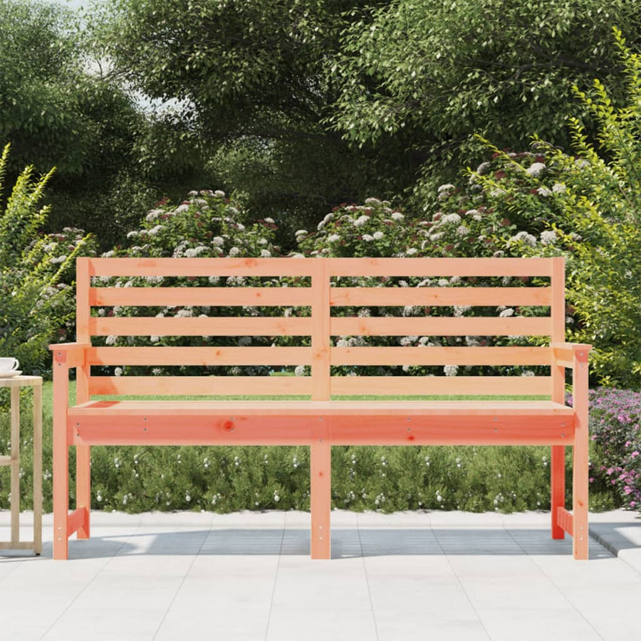 Tuinbank 59,5X48X9,5 Cm Massief Douglashout 159.5 x 48 x 91.5 cm Natuurlijk douglashout