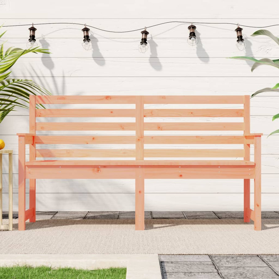 Tuinbank 59,5X48X9,5 Cm Massief Douglashout 159.5 x 48 x 91.5 cm Natuurlijk douglashout