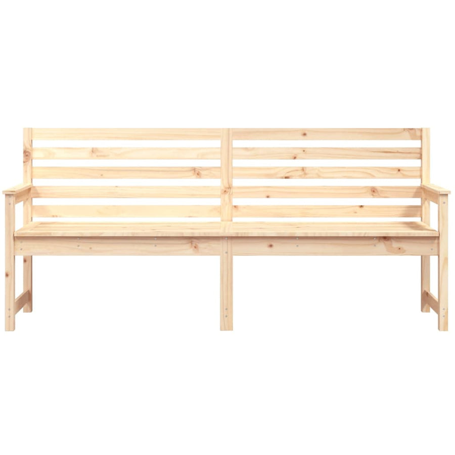 Tuinbank 203,5X48X9,5 Cm Massief Grenenhout 203.5 x 48 x 91.5 cm Natuurlijk grenenhout