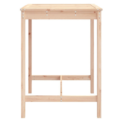Tuintafel 82,5X82,5X0 Cm Massief Grenenhout 82.5 x 82.5 x 110 cm Natuurlijk grenenhout