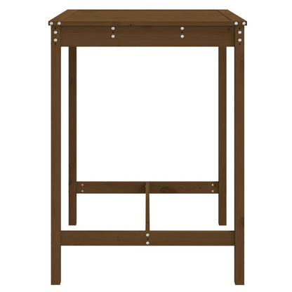Tuintafel 82,5X82,5X110 Cm Massief Grenenhout Honingbruin
