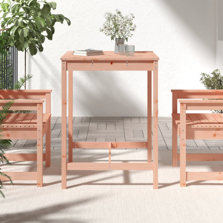 Tuintafel 82,5X82,5X110 Cm Massief Douglashout