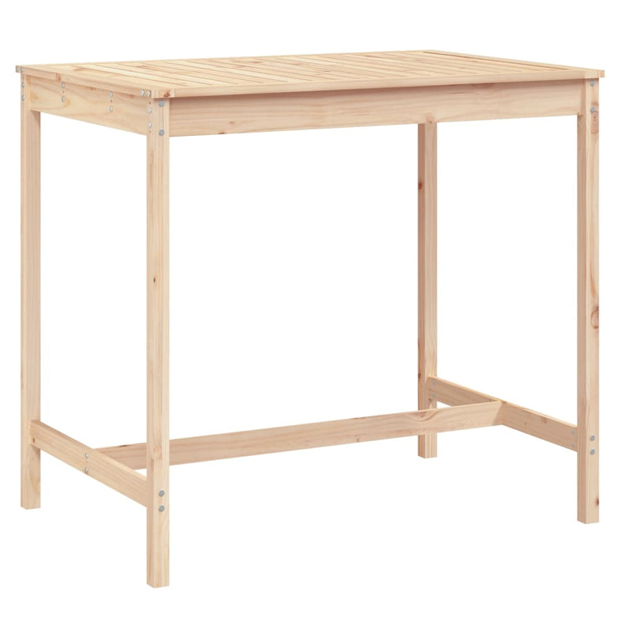 Tuintafel 2X82,5X0 Cm Massief Grenenhout 121 x 82.5 x 110 cm Natuurlijk grenenhout