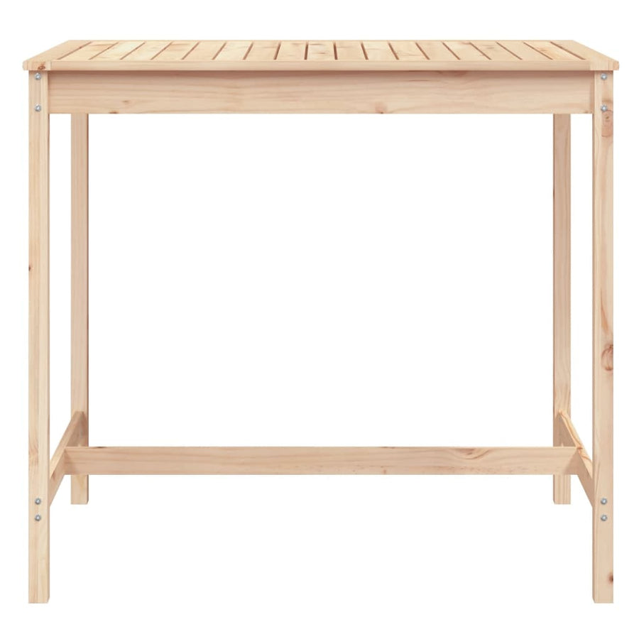 Tuintafel 2X82,5X0 Cm Massief Grenenhout 121 x 82.5 x 110 cm Natuurlijk grenenhout