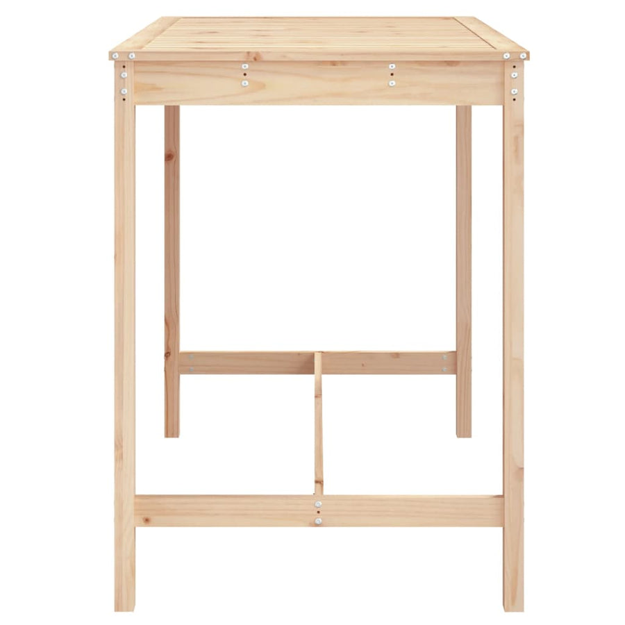Tuintafel 2X82,5X0 Cm Massief Grenenhout 121 x 82.5 x 110 cm Natuurlijk grenenhout