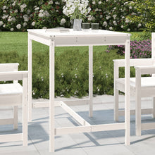 Tuintafel 2X82,5X0 Cm Massief Grenenhout Wit 121 x 82.5 x 110 cm Wit grenenhout