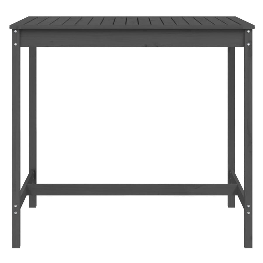 Tuintafel 121X82,5X110 Cm Massief Grenenhout Grijs
