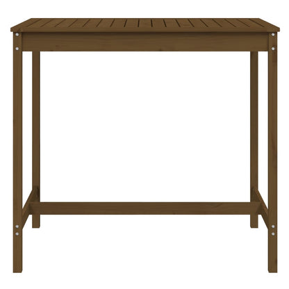 Tuintafel 121X82,5X110 Cm Massief Grenenhout Honingbruin