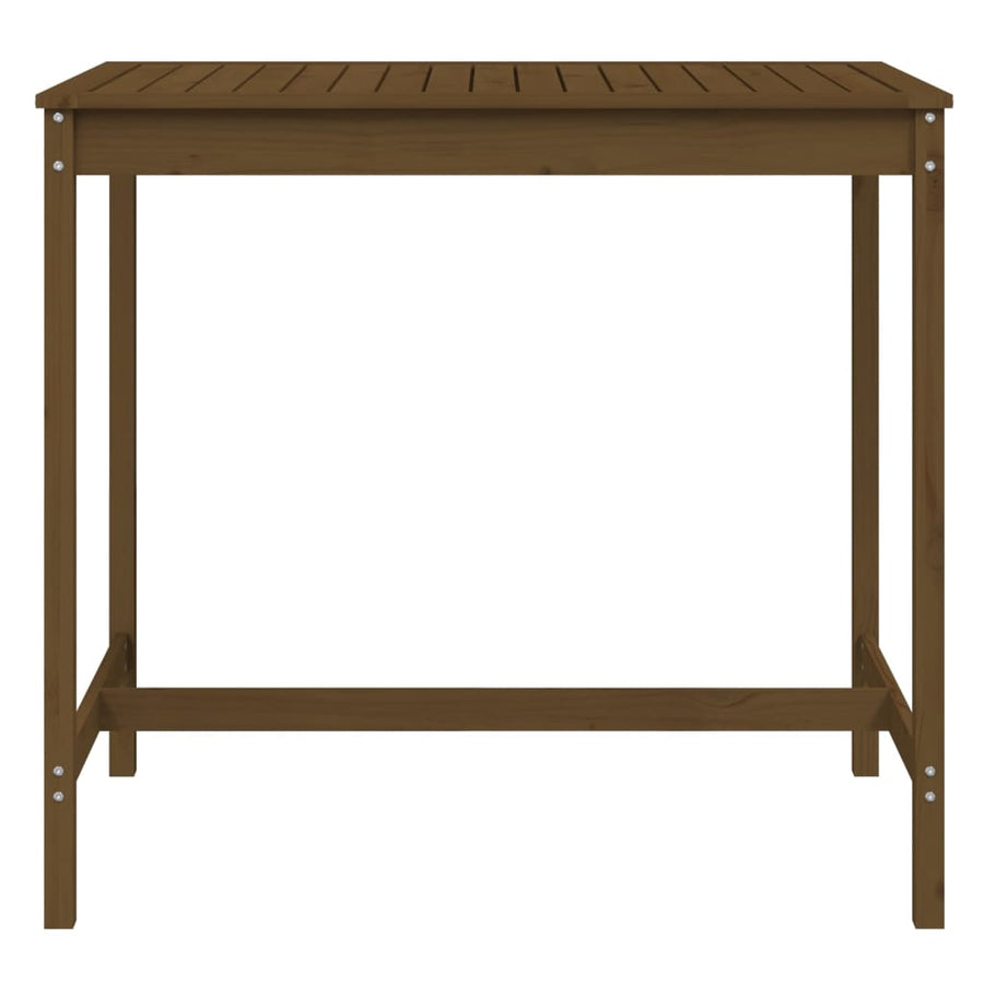Tuintafel 121X82,5X110 Cm Massief Grenenhout Honingbruin