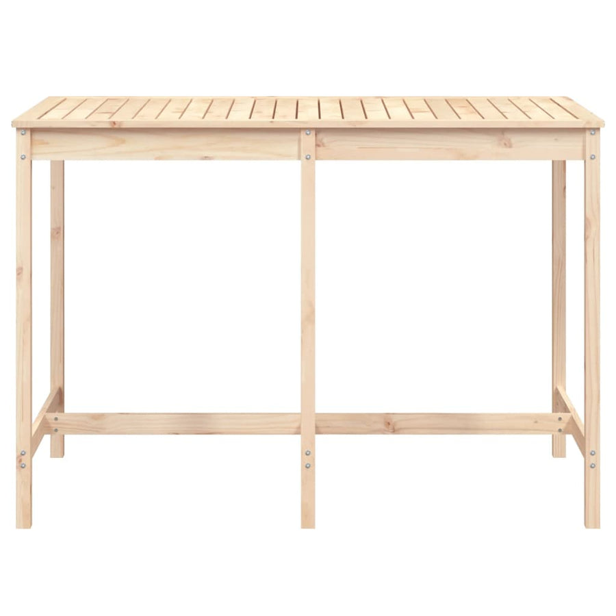 Tuintafel 59,5X82,5X0 Cm Massief Grenenhout 159.5 x 82.5 x 110 cm Natuurlijk grenenhout