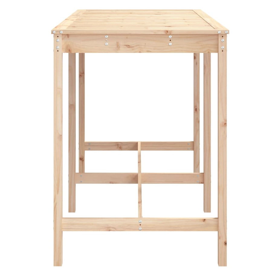 Tuintafel 59,5X82,5X0 Cm Massief Grenenhout 159.5 x 82.5 x 110 cm Natuurlijk grenenhout