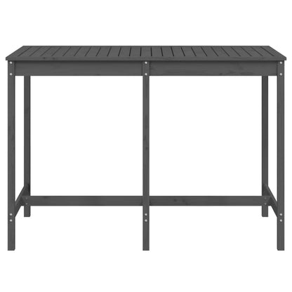Tuintafel 59,5X82,5X0 Cm Massief Grenenhout Grijs 159.5 x 82.5 x 110 cm Grijs grenenhout