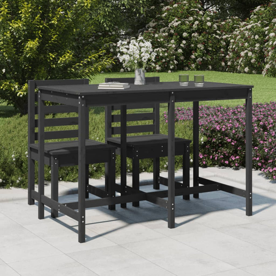 Tuintafel 59,5X82,5X0 Cm Massief Grenenhout Grijs 159.5 x 82.5 x 110 cm Grijs grenenhout