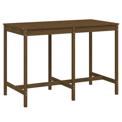 Tuintafel 159,5X82,5X110 Cm Massief Grenenhout Honingbruin