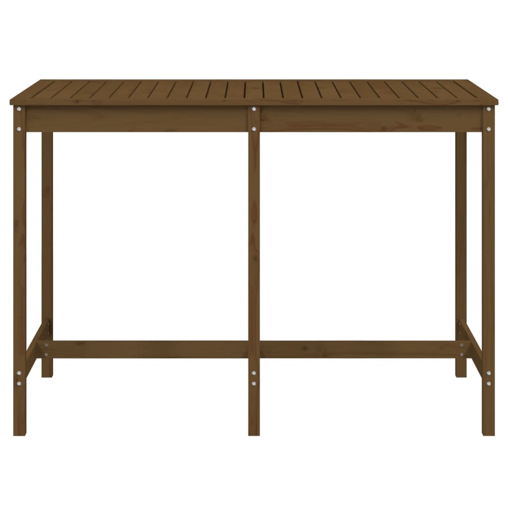 Tuintafel 159,5X82,5X110 Cm Massief Grenenhout Honingbruin