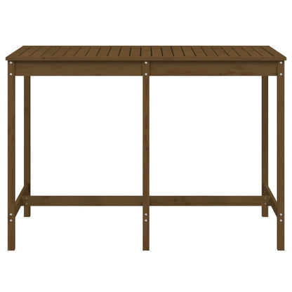Tuintafel 159,5X82,5X110 Cm Massief Grenenhout Honingbruin