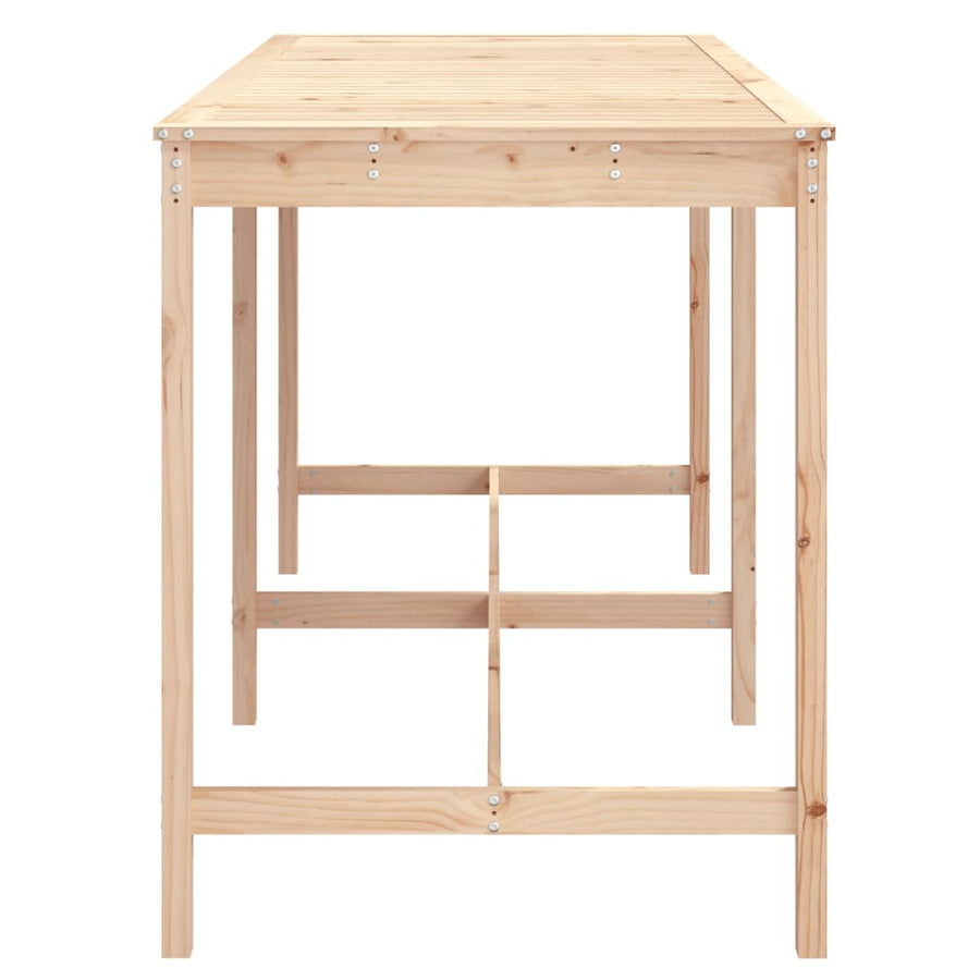 Tuintafel 203,5X90X110 Cm Massief Grenenhout