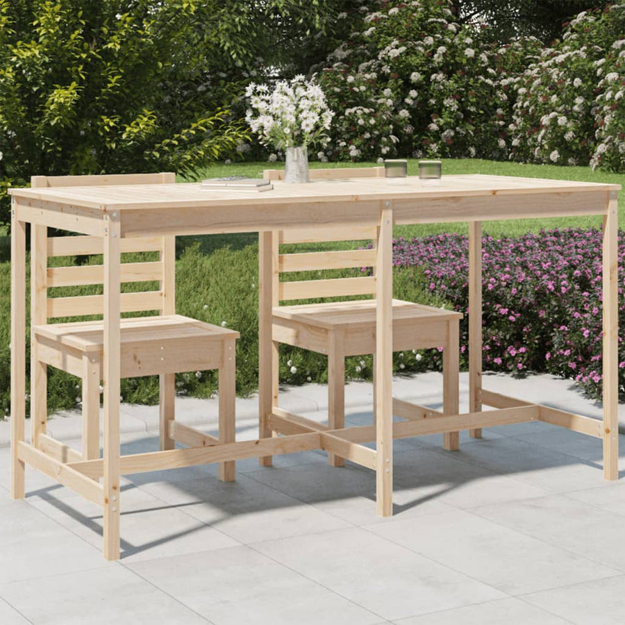 Tuintafel 203,5X90X110 Cm Massief Grenenhout