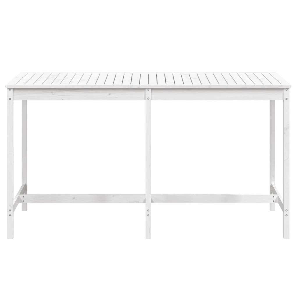 Tuintafel 203,5X90X110 Cm Massief Grenenhout Wit