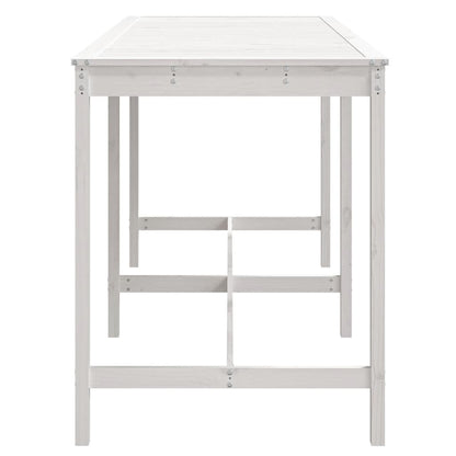 Tuintafel 203,5X90X110 Cm Massief Grenenhout Wit