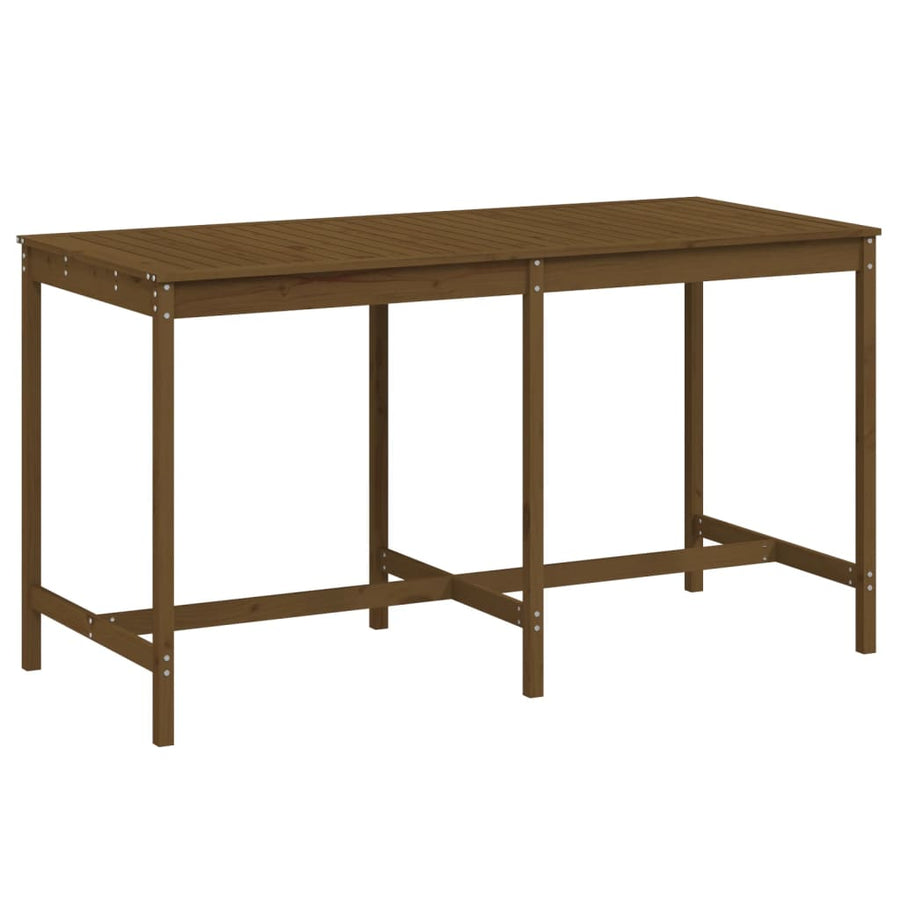 Tuintafel 203,5X90X0 Cm Massief Grenenhout Honingbruin 203.5 x 90 x 110 cm Honingbruin grenenhout