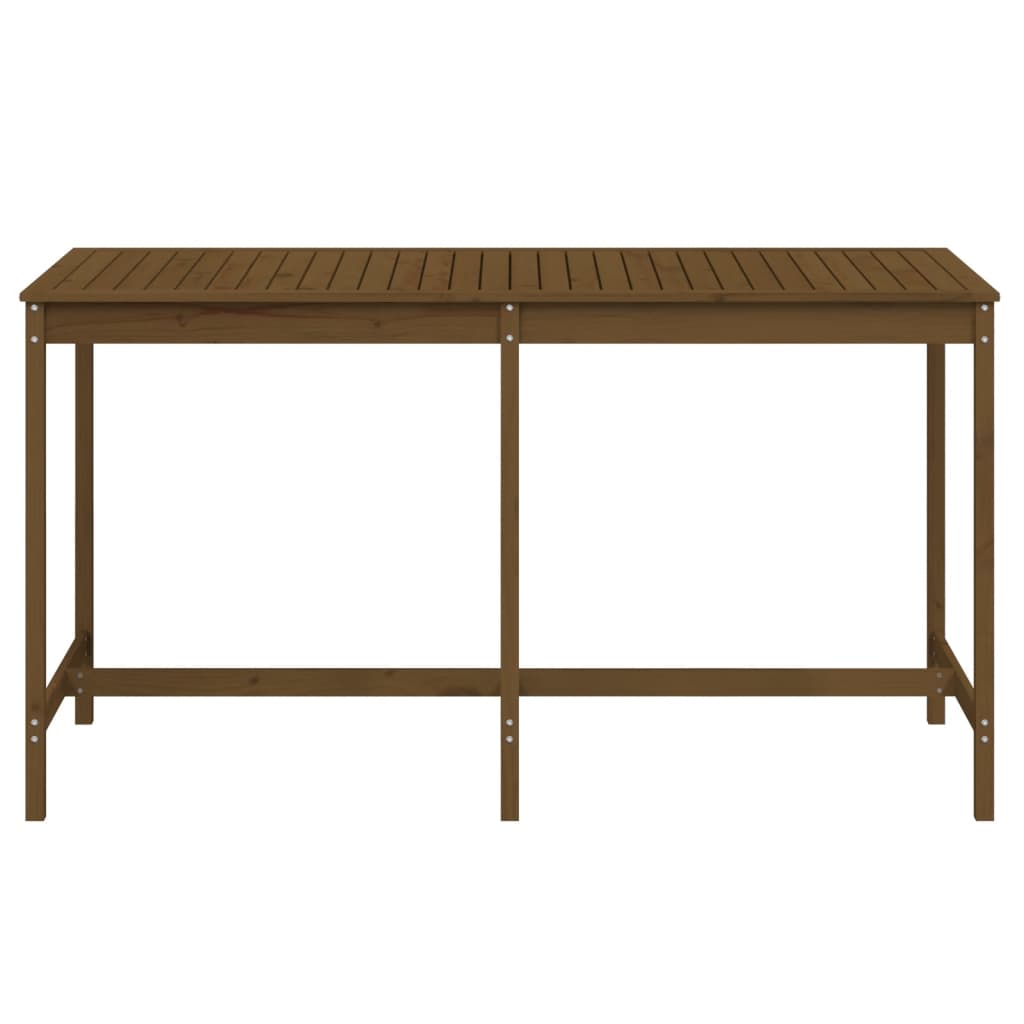 Tuintafel 203,5X90X0 Cm Massief Grenenhout Honingbruin 203.5 x 90 x 110 cm Honingbruin grenenhout