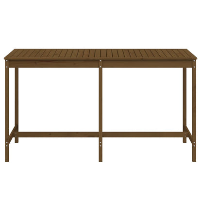 Tuintafel 203,5X90X0 Cm Massief Grenenhout Honingbruin 203.5 x 90 x 110 cm Honingbruin grenenhout