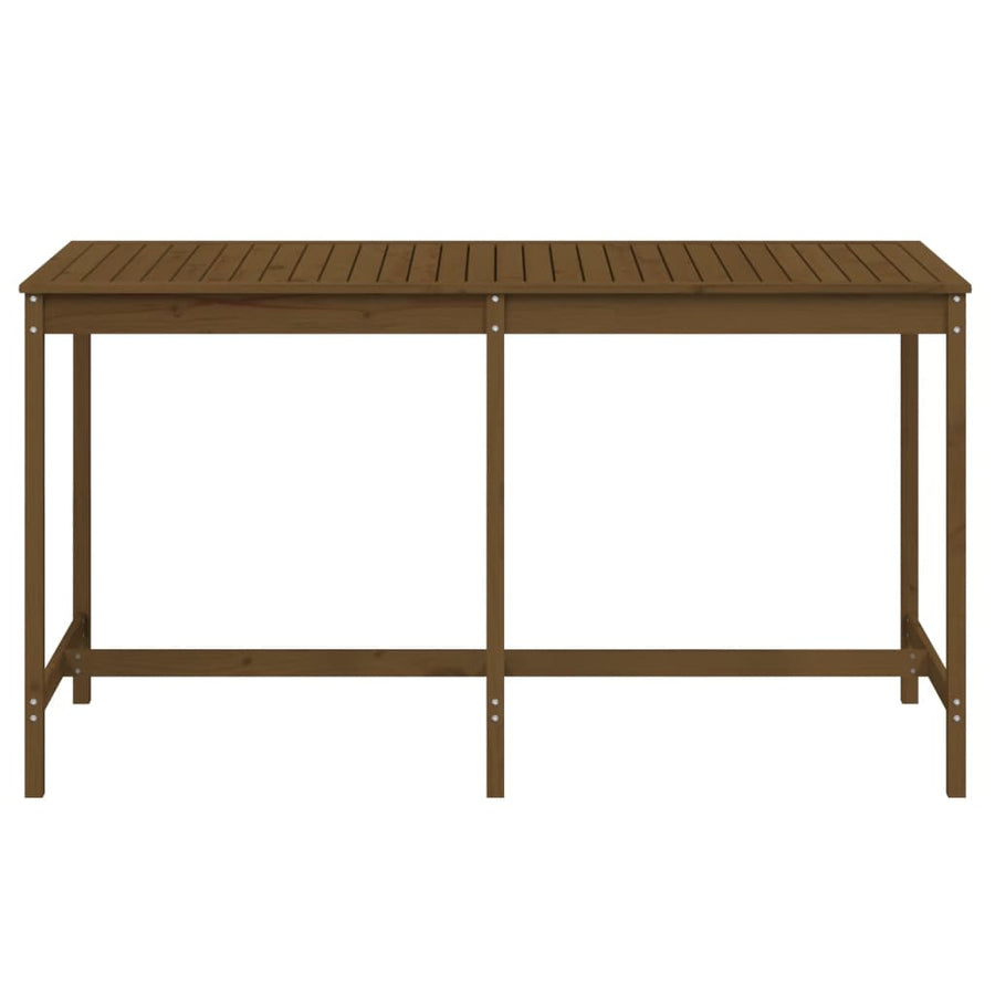 Tuintafel 203,5X90X0 Cm Massief Grenenhout Honingbruin 203.5 x 90 x 110 cm Honingbruin grenenhout