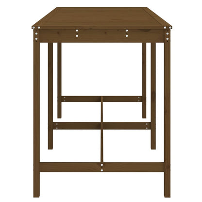 Tuintafel 203,5X90X0 Cm Massief Grenenhout Honingbruin 203.5 x 90 x 110 cm Honingbruin grenenhout