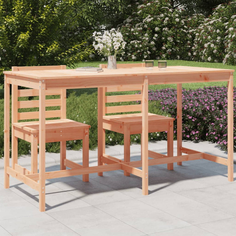 Tuintafel 203,5X90X0 Cm Massief Douglashout 203.5 x 90 x 110 cm Natuurlijk douglashout