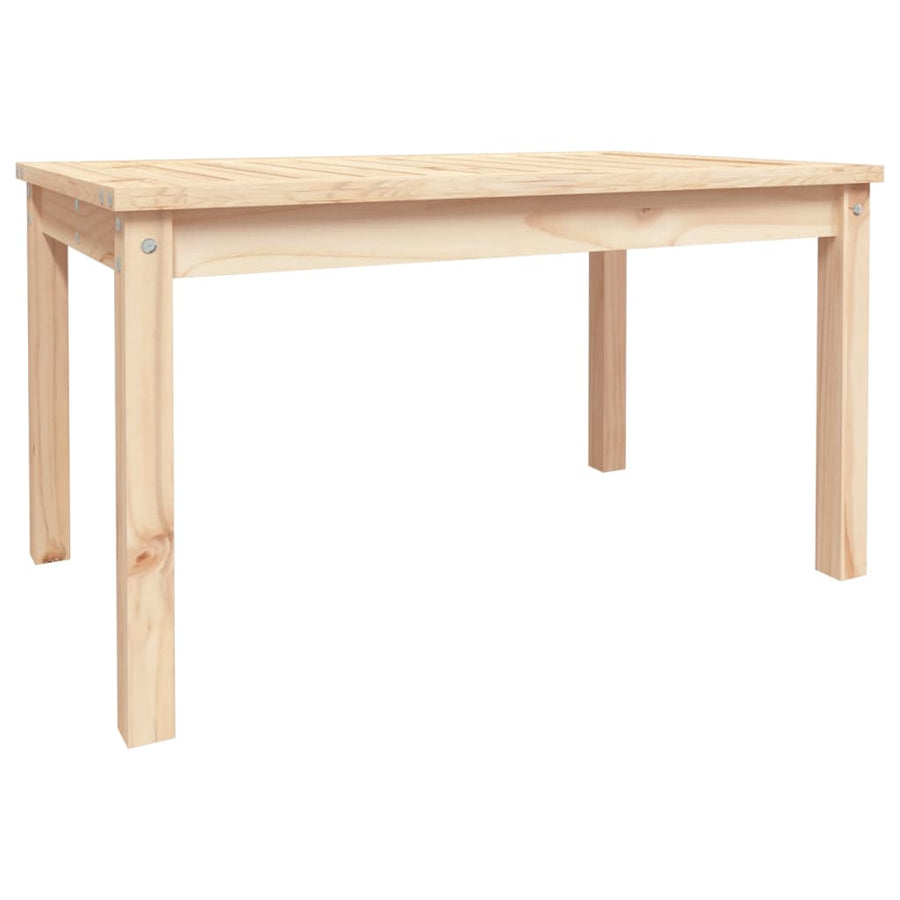 Tuintafel 82,5X50,5X45 Cm Massief Grenenhout 82.5 x 50.5 x 45 cm Natuurlijk grenenhout