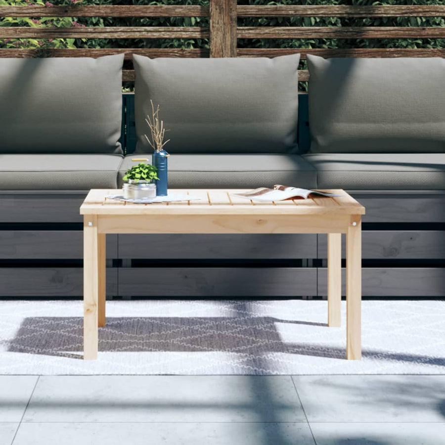Tuintafel 82,5X50,5X45 Cm Massief Grenenhout 82.5 x 50.5 x 45 cm Natuurlijk grenenhout