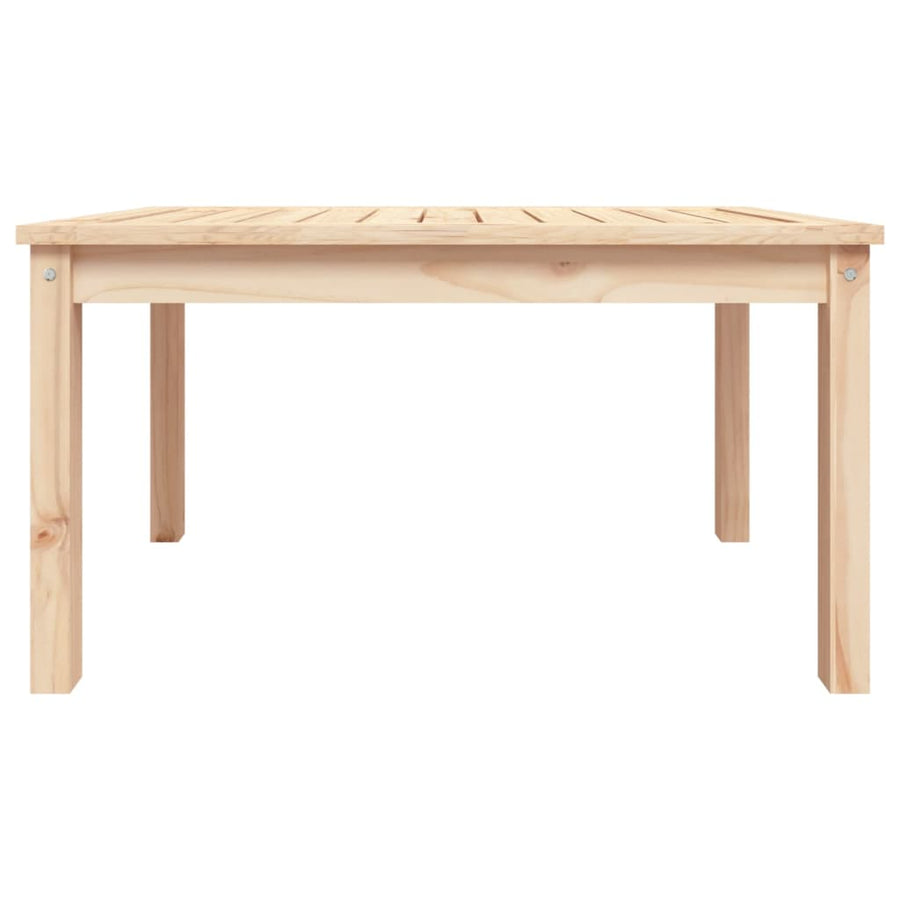 Tuintafel 82,5X50,5X45 Cm Massief Grenenhout 82.5 x 50.5 x 45 cm Natuurlijk grenenhout